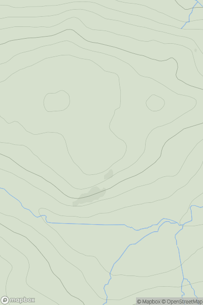 Thumbnail image for Cnoc na Moine [Loch Vaich to Moray Firth] showing contour plot for surrounding peak